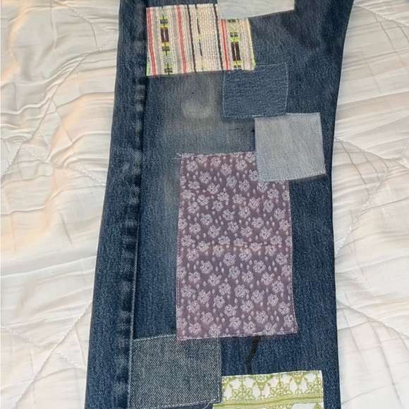 Womens Patchwork Levi Jeans - Picture 6 of 9